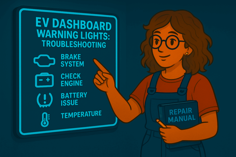 EV Dashboard Warning Lights