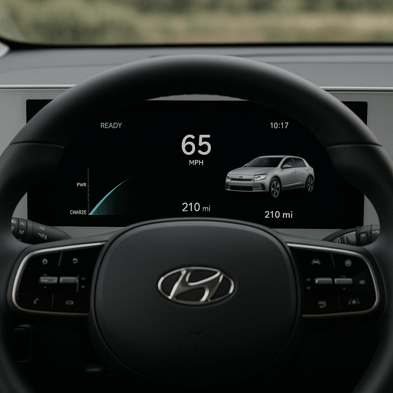 Hyundai Ionic 5 Dashboard