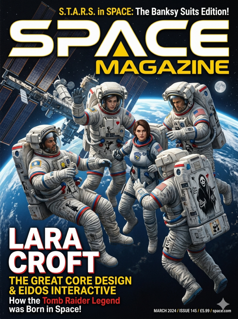 Space Magazine Lara Croft Issue