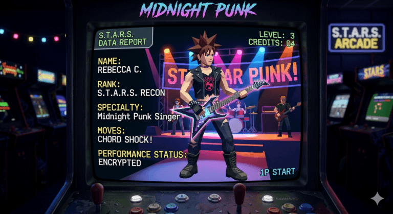 Rebeca Chambers Post Punk Outfit