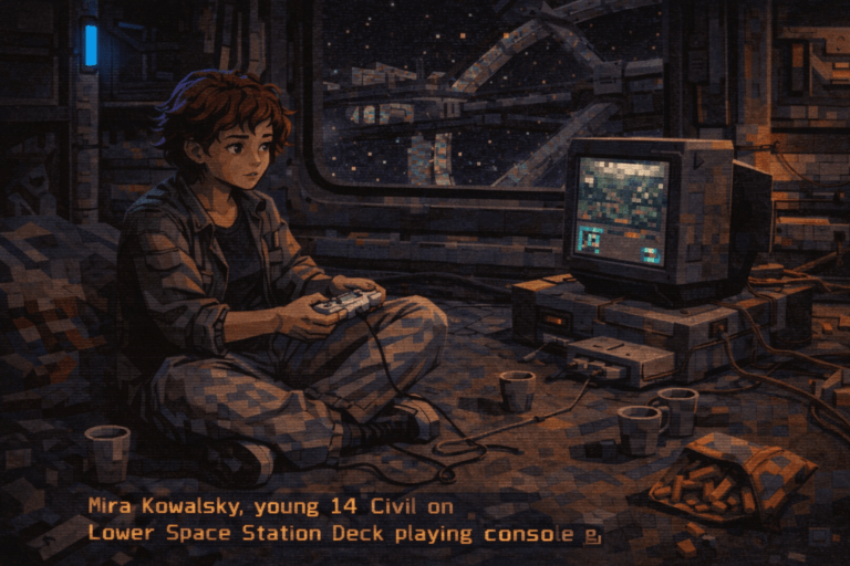 Mira Playing VideoGames