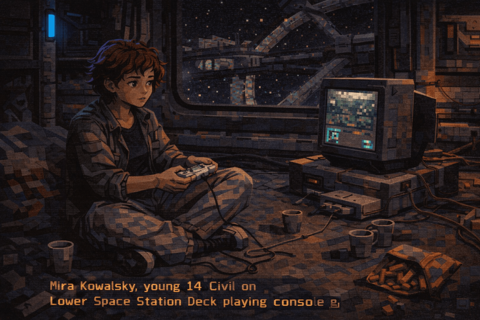 Mira Playing VideoGames